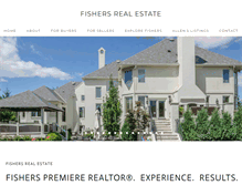 Tablet Screenshot of fishersrealestate.com